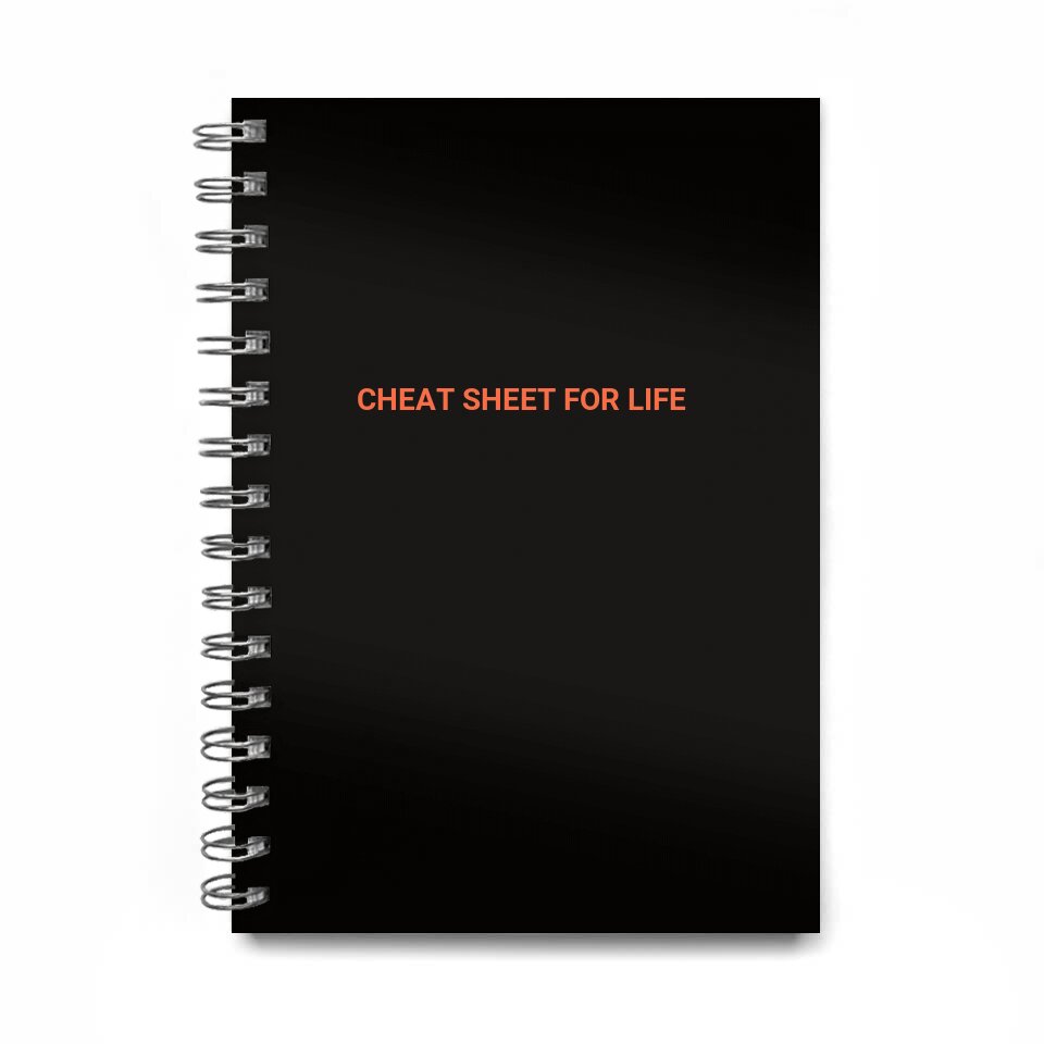 cheat sheet for life