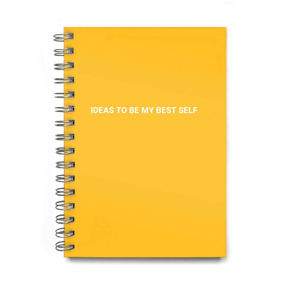 ideas to be my best self