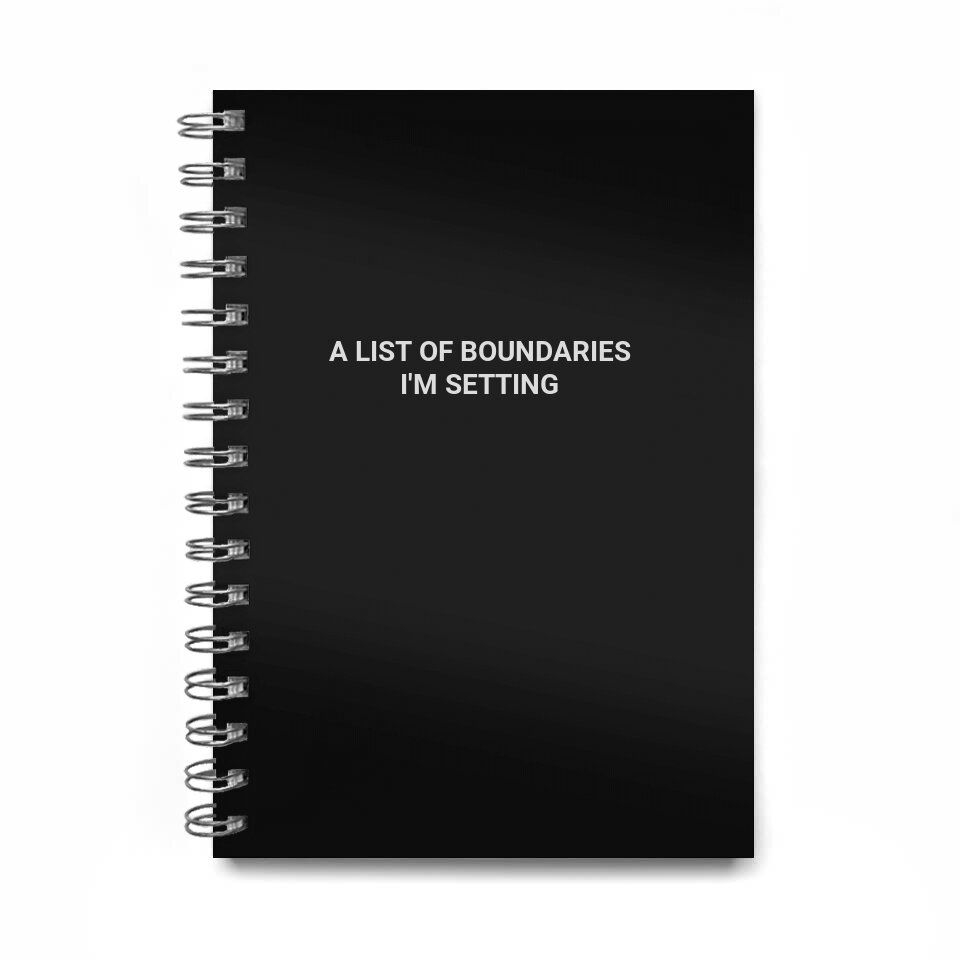 a list of boundaries\ni'm setting